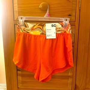 NWT sporty running shorts